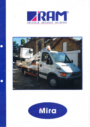 Piattaforme aeree telescopiche autocarrate RAM Mira 160 T