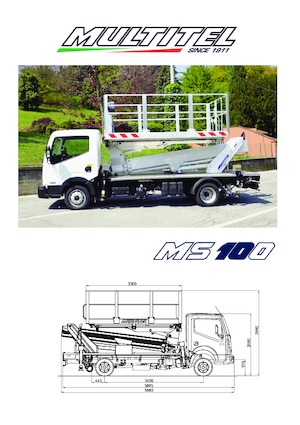 Piattaforme aeree telescopiche autocarrate Multitel MS 100 