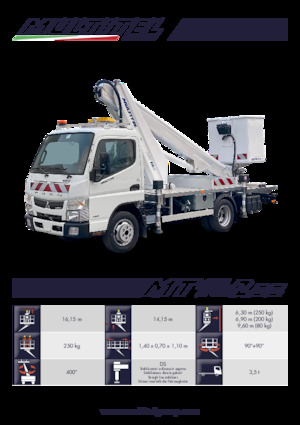 Piattaforme aeree telescopiche autocarrate Multitel MT 162 DS