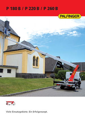 Piattaforme aeree telescopiche autocarrate Palfinger P 180 B