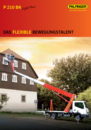 Piattaforme aeree telescopiche autocarrate Palfinger P210BK