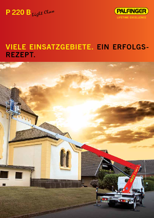 Piattaforme aeree telescopiche autocarrate Palfinger P220B