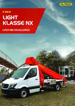 Piattaforme aeree telescopiche autocarrate Palfinger P 280 B