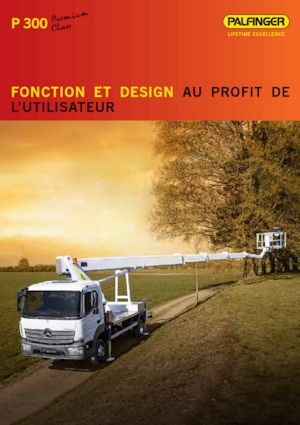 Piattaforme aeree telescopiche autocarrate Palfinger P 300