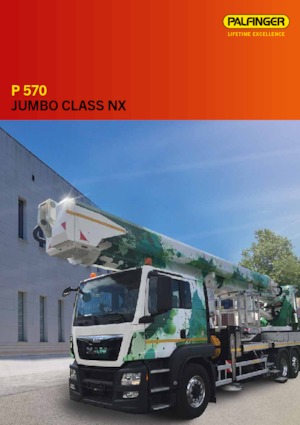 Piattaforme aeree telescopiche autocarrate Palfinger P 570