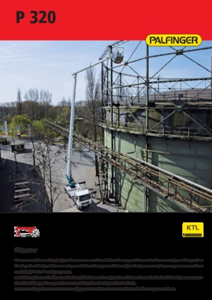 Piattaforme aeree telescopiche autocarrate Palfinger P 320