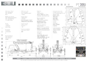 Piattaforme aeree telescopiche autocarrate ISOLI PT200J