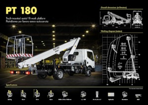Piattaforme aeree telescopiche autocarrate ISOLI PT180