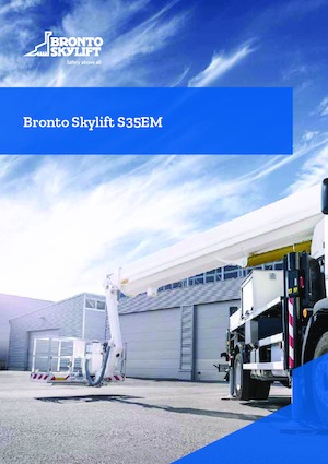 Piattaforme aeree telescopiche autocarrate Bronto Skylift S35EM