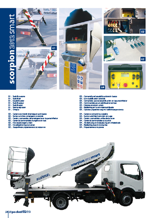 Piattaforme aeree telescopiche autocarrate Oil & Steel Scorpion 2012