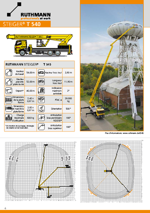 Piattaforme aeree telescopiche autocarrate Ruthmann T 540