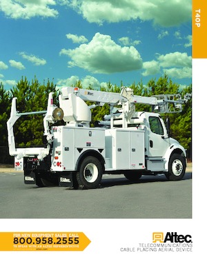 Piattaforme aeree telescopiche autocarrate Altec T40P