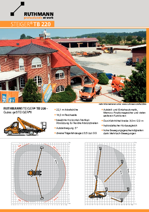 Piattaforme aeree telescopiche autocarrate Ruthmann TB 220 V3