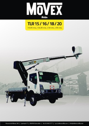 Piattaforme aeree telescopiche autocarrate Movex TLR 15