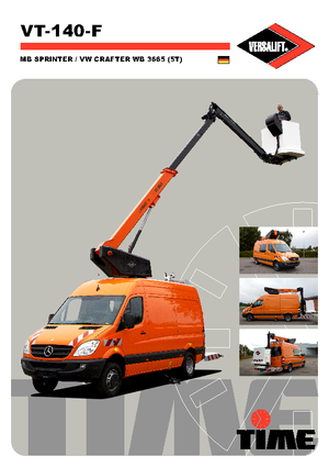 Piattaforme aeree telescopiche autocarrate Versalift VT-140-F 