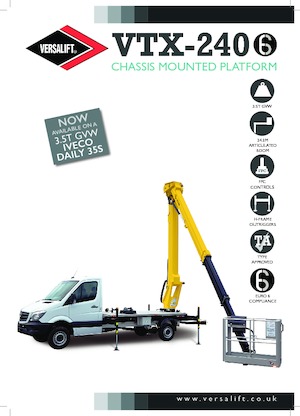 Piattaforme aeree telescopiche autocarrate Versalift VTX-240 