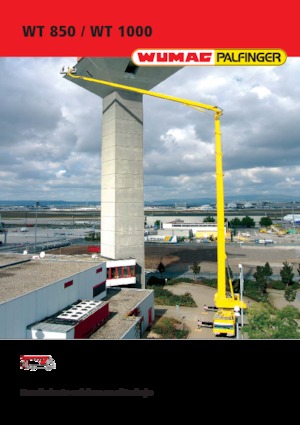 Piattaforme aeree telescopiche autocarrate Palfinger WT 1000