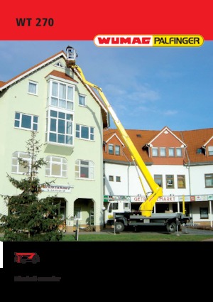 Piattaforme aeree telescopiche autocarrate Palfinger WT 270