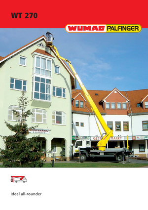 Piattaforme aeree telescopiche autocarrate Wumag-Palfinger WT 270