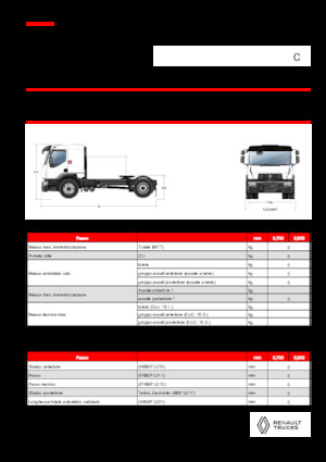 Trattori stradali Renault C CAB2300 460 4X2 T E6