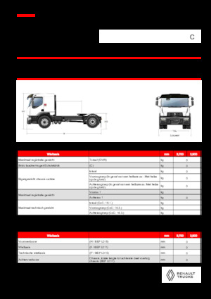 Trattori stradali Renault C CAB2300 460 4X2 T E6