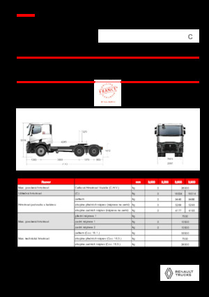 Trattori stradali Renault C T6X4 OFF ROAD 13L E6