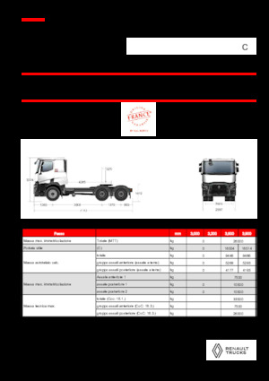 Trattori stradali Renault C T6X4 OFF ROAD 13L E6