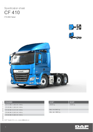Trattori stradali DAF CF 410 FTG