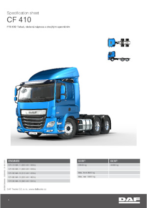 Trattori stradali DAF CF 410 FTS