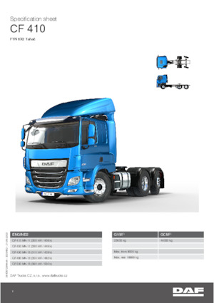 Trattori stradali DAF CF 430 FTN