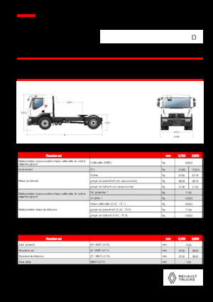 Trattori stradali Renault D 19 WIDE 4X2 T 460 E6