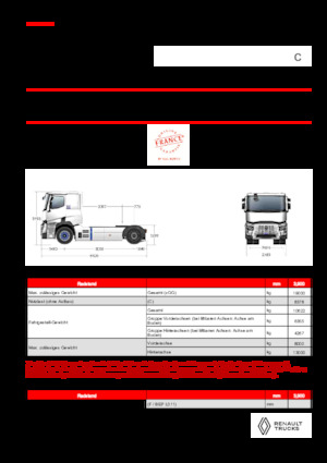 Trattori stradali Renault E-TECH C - T4x2 ROAD