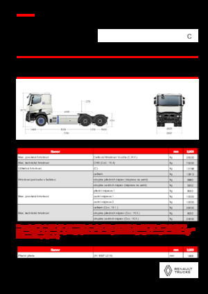 Trattori stradali Renault E-TECH C - T6x4 OFF ROAD