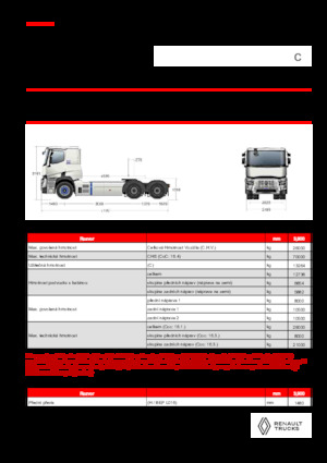 Trattori stradali Renault E-TECH C - T6x4 ROAD