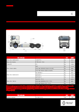 Trattori stradali Renault E-TECH C - T6x4 ROAD