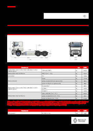 Trattori stradali Renault E-TECH C - T6x4 ROAD