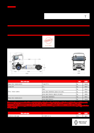 Trattori stradali Renault E-TECH T - T4x2