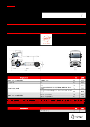 Trattori stradali Renault E-TECH T - T4x2
