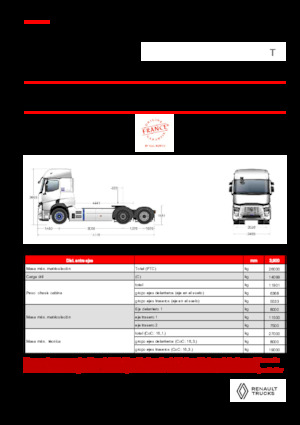 Trattori stradali Renault E-TECH T - T6x2 TAG