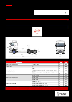 Trattori stradali Renault E-TECH T - T6x2 TAG