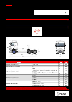 Trattori stradali Renault E-TECH T - T6x2 TAG