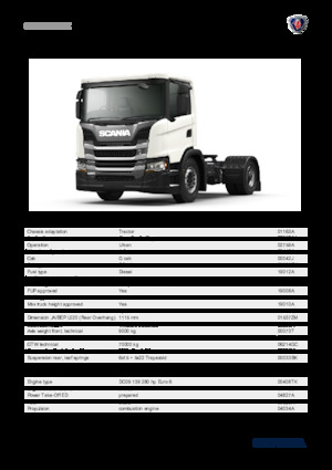 Trattori stradali Scania G 280 A4x2NZ