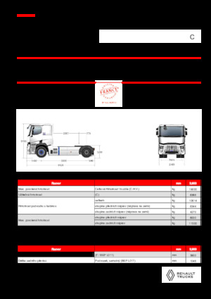 Trattori stradali Renault RT E-TECH C - T4x2 ROAD
