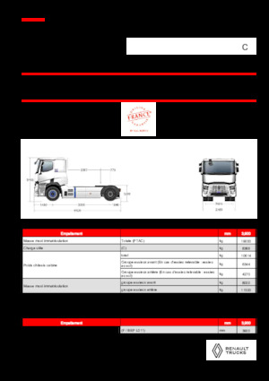 Trattori stradali Renault RT E-TECH C - T4x2 ROAD