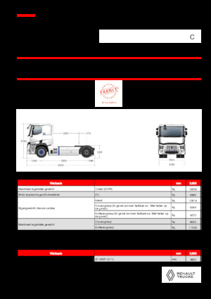 Trattori stradali Renault RT E-TECH C - T4x2 ROAD
