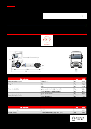 Trattori stradali Renault RT E-TECH T - T4x2