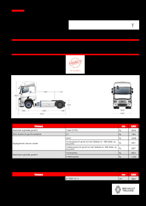 Trattori stradali Renault RT E-TECH T - T4x2
