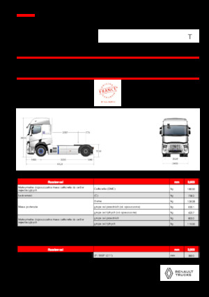 Trattori stradali Renault RT E-TECH T - T4x2