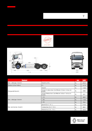 Trattori stradali Renault RT E-TECH T - T6x2 TAG