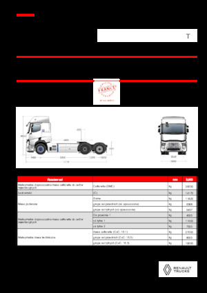 Trattori stradali Renault RT E-TECH T - T6x2 TAG
